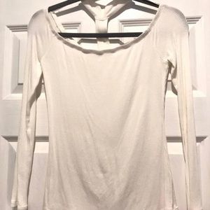 Papaya White Long Sleeve with Choker